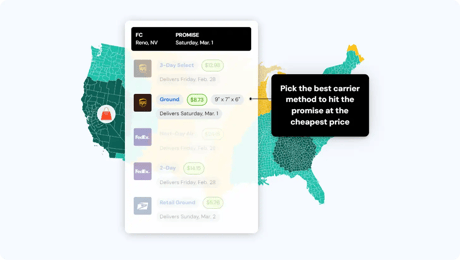Select optimal carrier